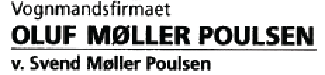 Vognmandsfirma Oluf Møller Poulsen